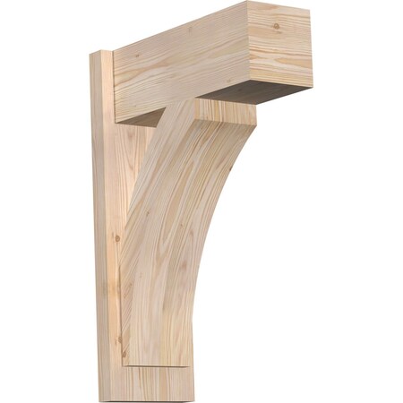 Ekena Millwork Thorton Block Smooth Outlooker, Douglas Fir, 7 1/2"W x 18"D x 26"H OUT08X18X26THR05SDF